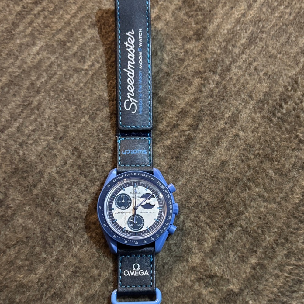 Blue and Black Watch